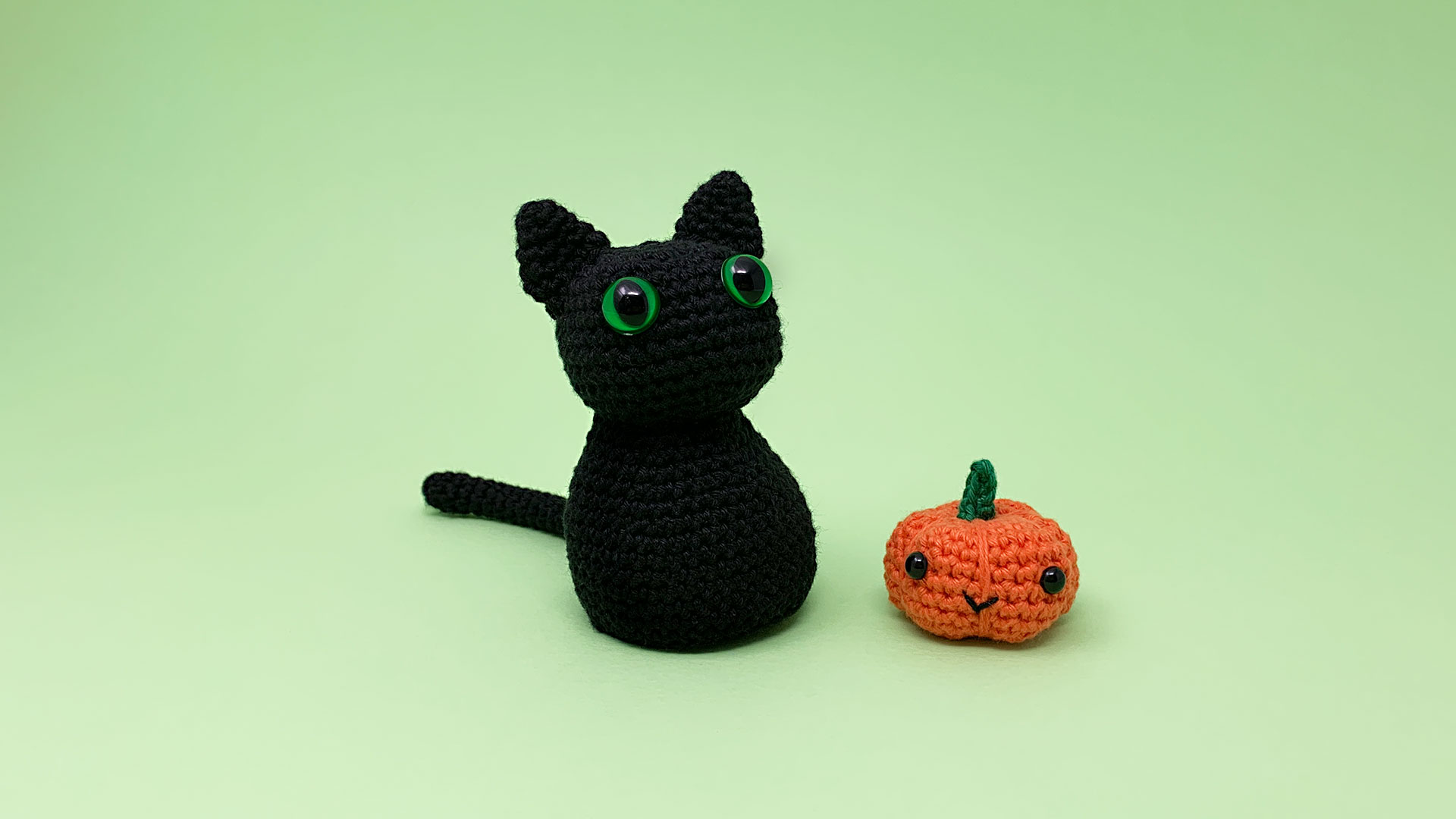Free amigurumi black cat crochet pattern