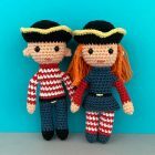 Pirate amigurumi crochet pattern