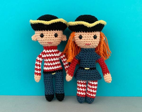 Pirate amigurumi crochet pattern