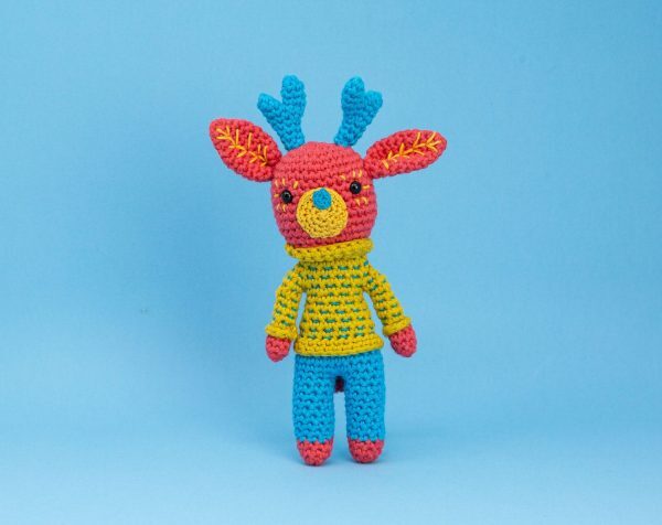 Reindeer amigurumi crochet pattern