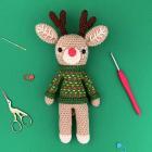 reindeer amigurumi crochet pattern