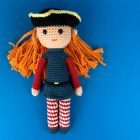 Girl pirate amigurumi pirate pattern