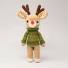 Reindeer amigurumi crochet pattern