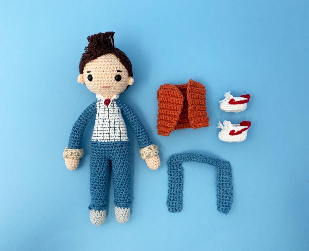 Crocheted Marty McFly