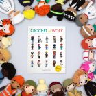 Crochet at work book with dolls