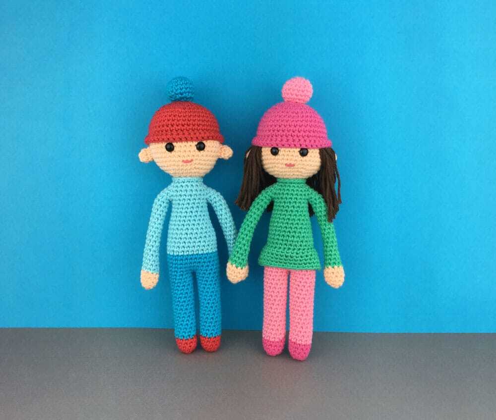 Free Millie & Billy doll crochet pattern