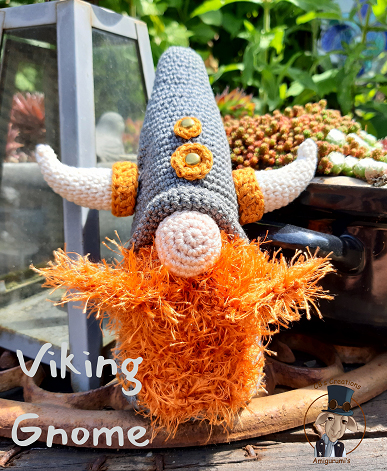 Viking gnome crochet