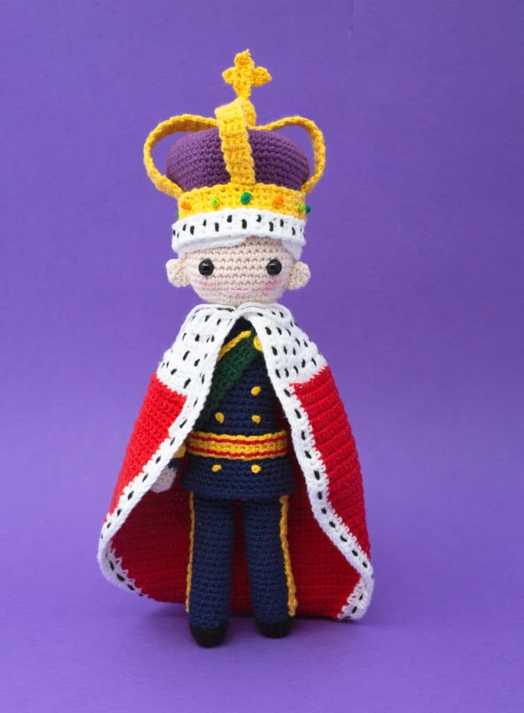 King Charles Amigurumi crochet Pattern