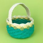 Easter crochet basket