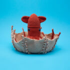 Vampire squid amigurumi crochet pattern