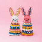 Folk Bunny amigurumi crochet pattern