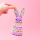 Folk Bunny amigurumi crochet pattern