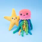 Amigurumi Jellyfish and starfish