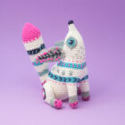 Arctic fox amigurumi crochet pattern